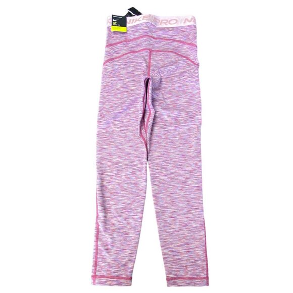 Nike pro Sz XS leggings Women Athletic Gym Pink Athleisure Gym New - Picture 2 of 3